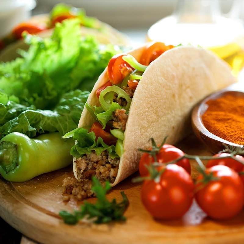 دستور تهیه تاکو خانگی با ادویه مکزیکی