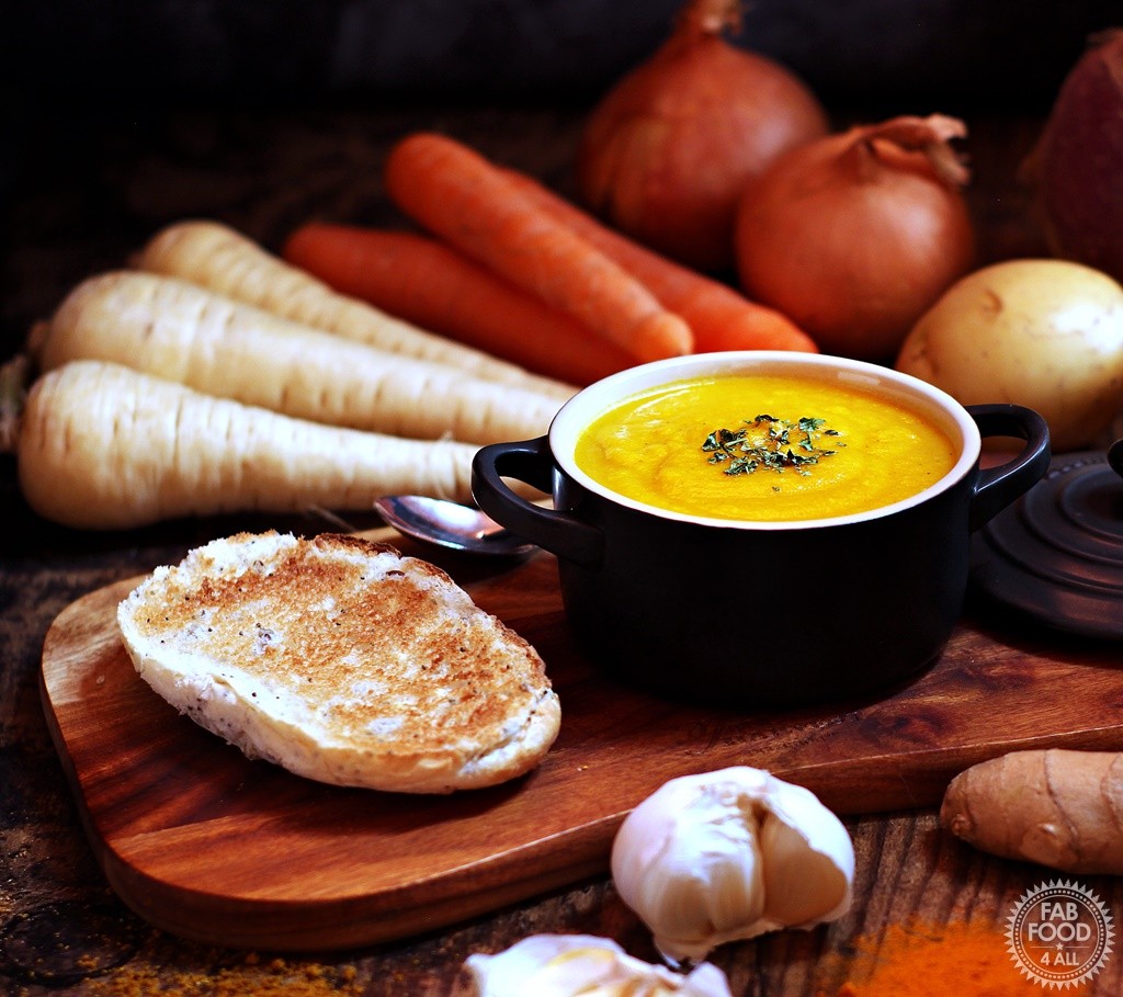 سوپ سبزیجات ریشه ای