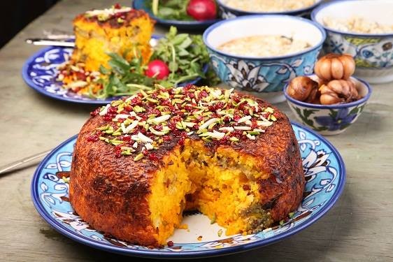 طرز تهیه ته چین مرغ