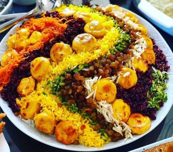 طرز تهیه مرصع پلو