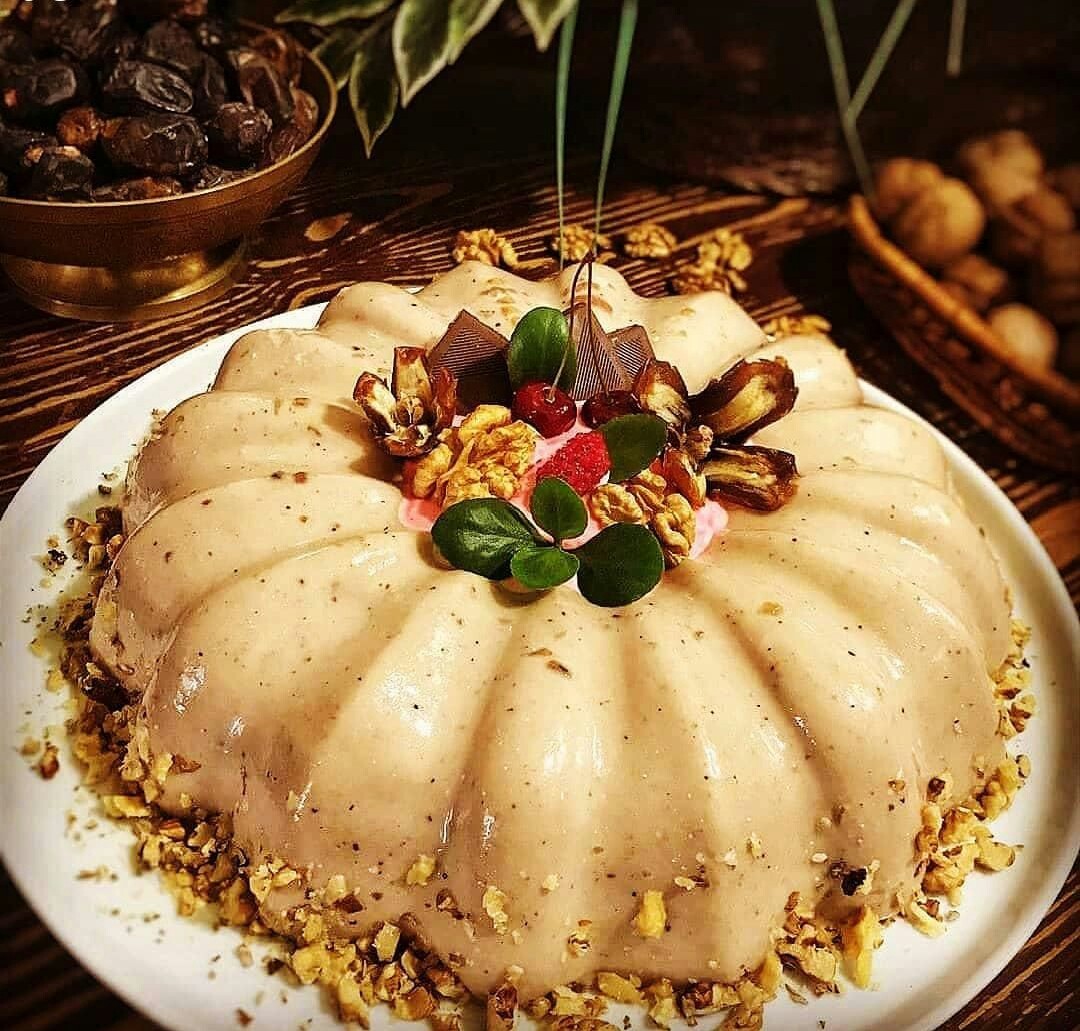 آموزش دسر شیر خرما