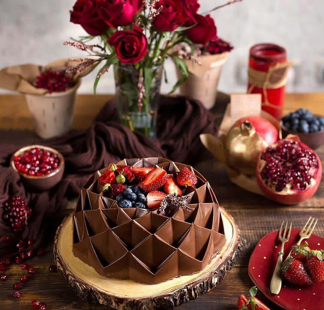آموزش دسر شکلاتی 
