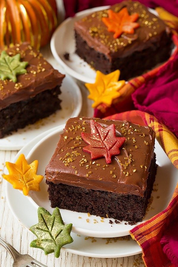طرز تهیه کیک کدو سبز شکلاتی با پنیر خامه ای 