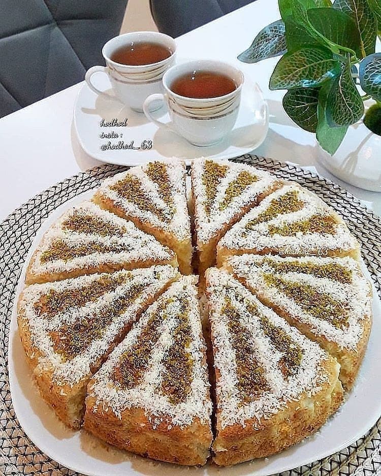 آموزش کیک نارگیلی