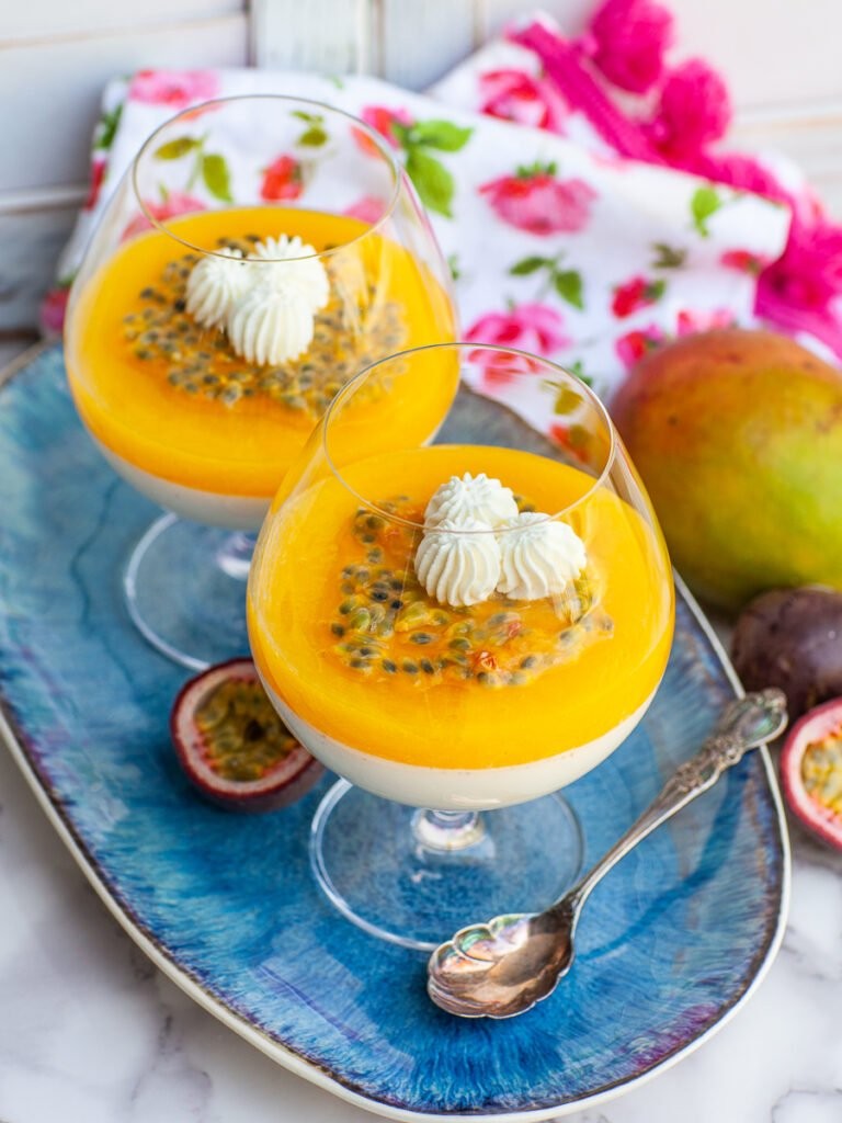 طرز تهیه انبه وانیلی پاناکوتا