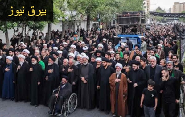برگزاری آیین دسته عزاداران علوی در مشهد‌ 