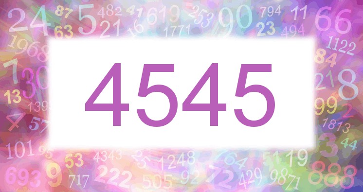 عدد فرشته 4545