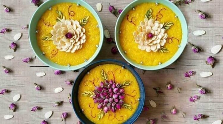 طرز تهیه و پخت شله زرد نذری