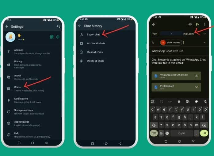 آموزش پشتیبان گیری از پیام های WhatsApp بدون استفاده از Google Drive