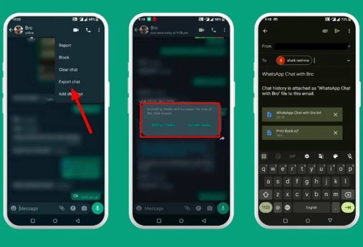 آموزش پشتیبان گیری از پیام های WhatsApp بدون استفاده از Google Drive