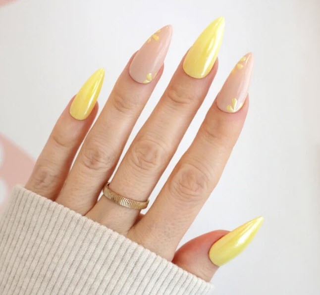 ایده طراحی ناخن بهاری