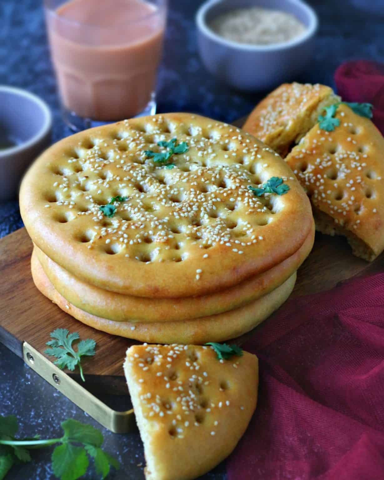 طرز تهیه نان روغنی به سبک پاکستانی