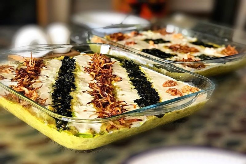 طرز تهیه حلیم عدس با بادمجان 
