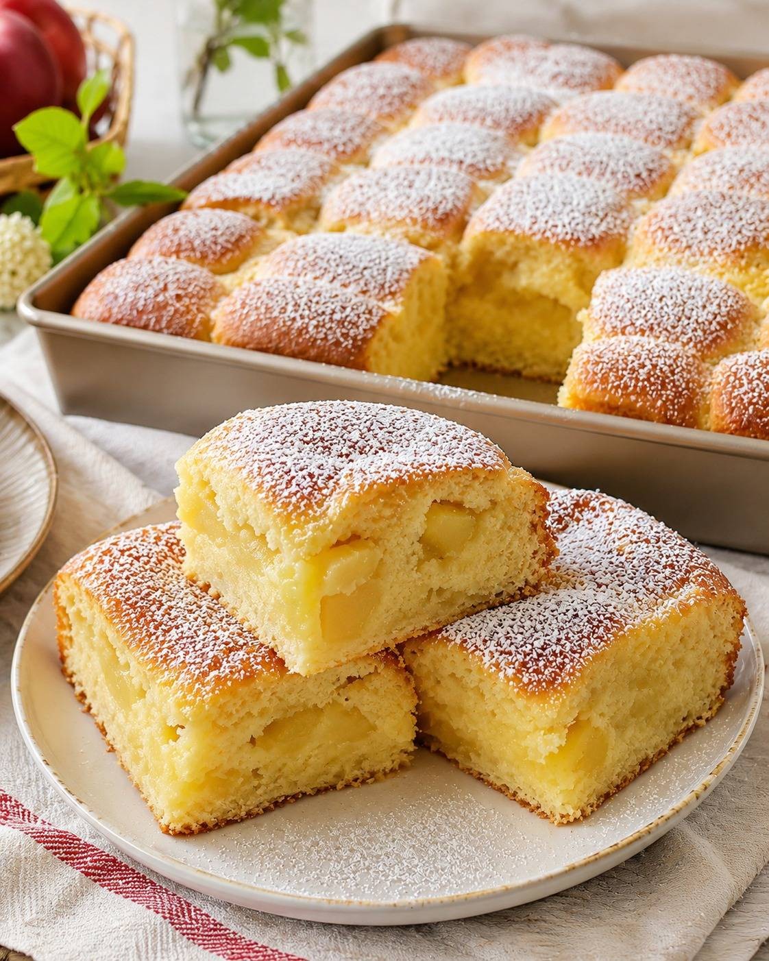 طرز تهیه کیک سیب خانگی 