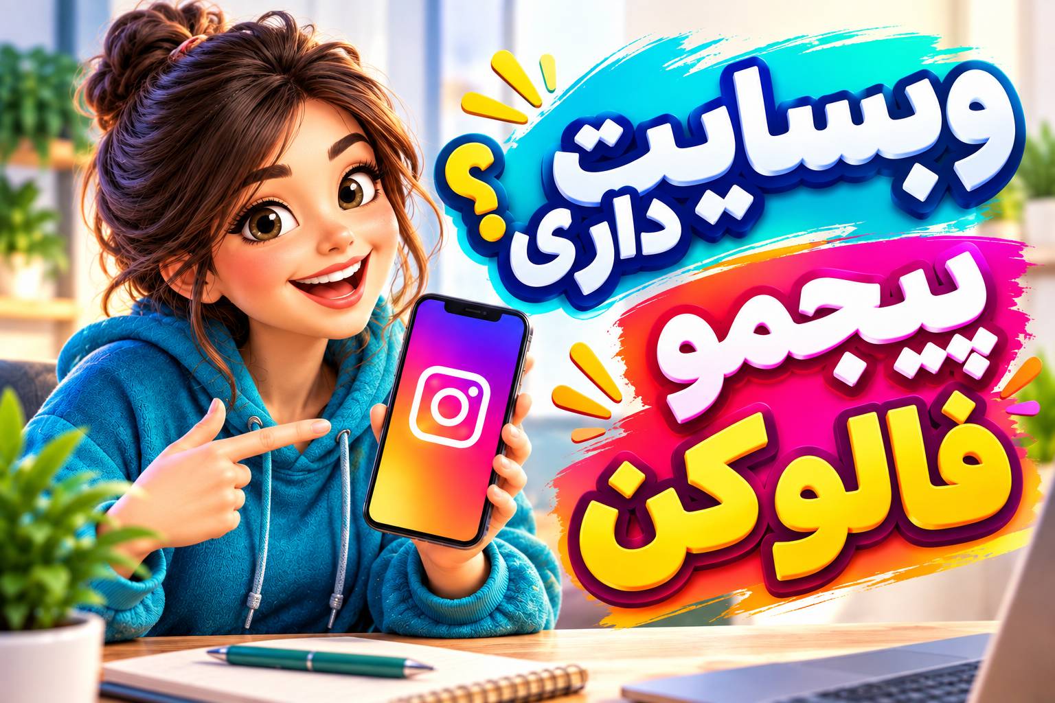 وبسایت داری؟ پیجمو فالو کن!
