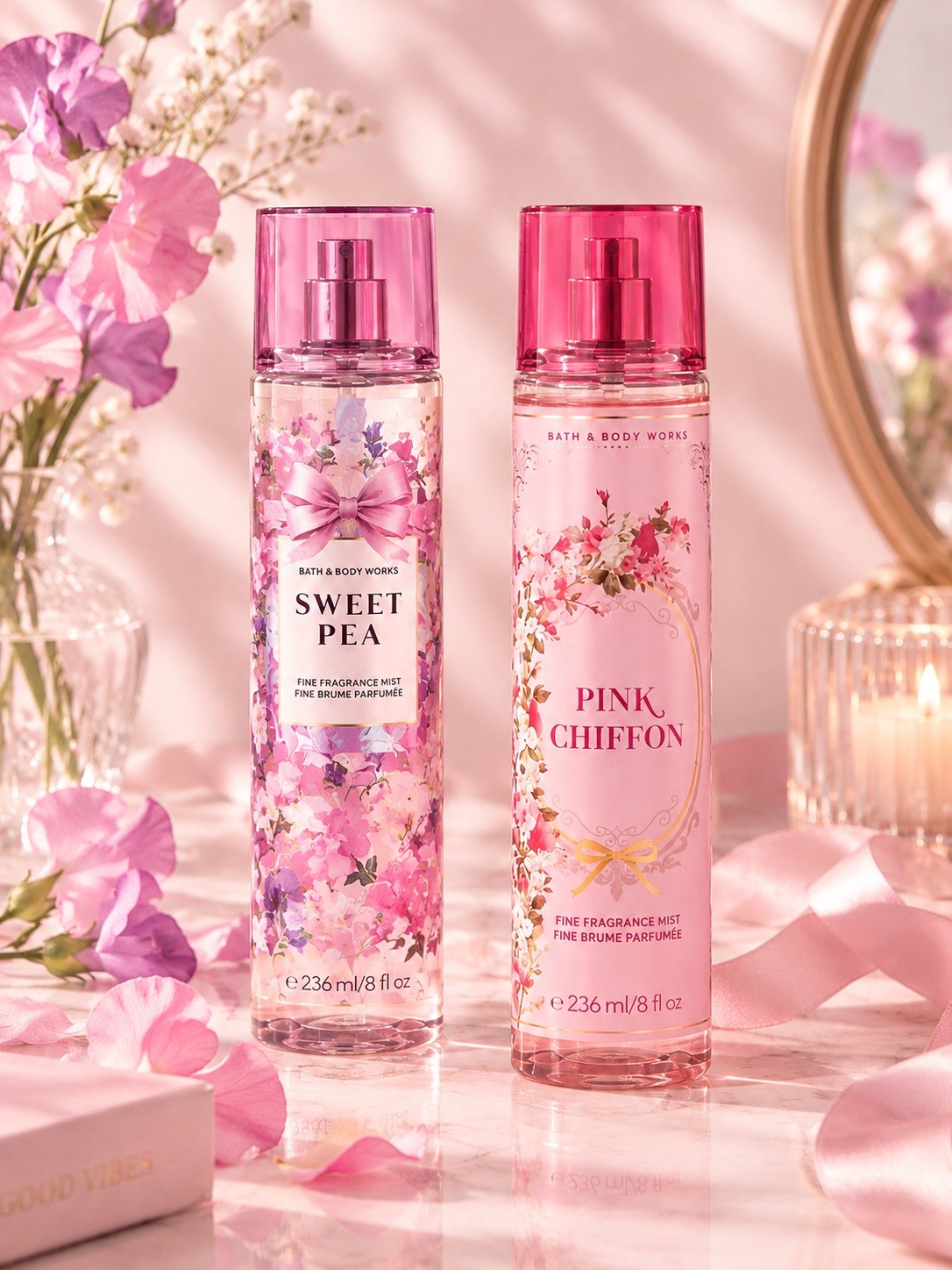 بهترین بادی اسپلش‌های شیرین و دخترانه Bath & Body Works