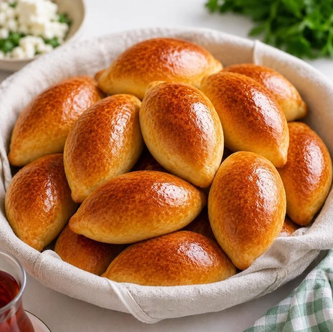 طرز تهیه پوگاچای نان پنیری سنتی ترکی 
