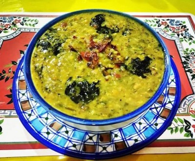 طرز تهیه آش سبزی شیرازی با گوشت 