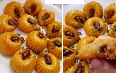 طرز تهیه باقلوای تابه ای یا تاتلی شانه
