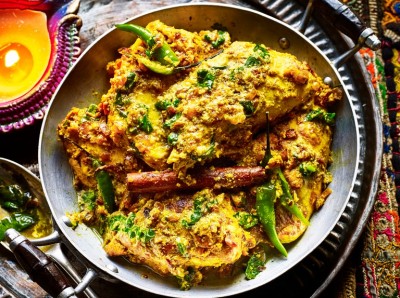 طرز تهیه کاری مرغ خامه ای