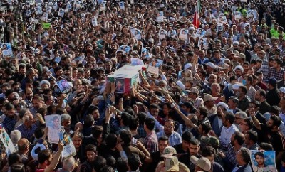 تشییع پیکر شهید «حمیدرضا الداغی» در مشهد 