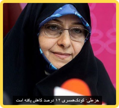 خزعلی: کودک‌همسری ۱۲ درصد کاهش یافته است
