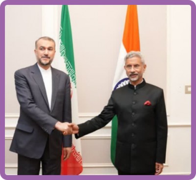 دیدار وزرای خارجه ایران و هند در کیپ‌تاون