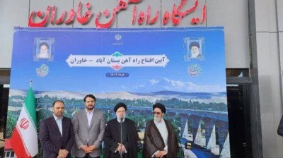 راه‌آهن بستان‌آباد-خاوران پس از ۲۲سال افتتاح شد