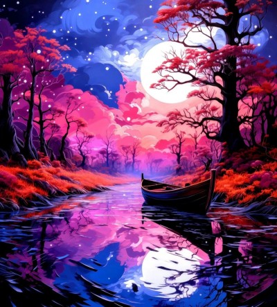 مجموعه ای از پروفایل های رویایی قایق و دریاچه