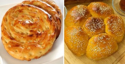 طرز تهیه نان شیرمال خانگی