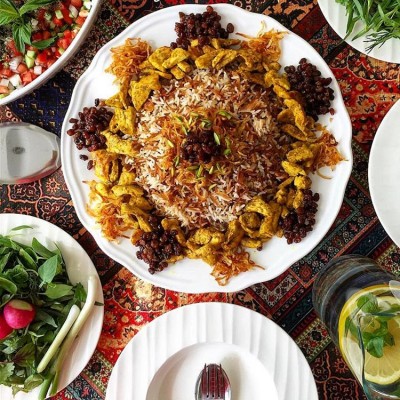طرز تهیه پلو مخلوط مشهدی