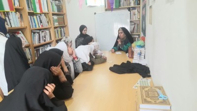 دوره آموزشی با محوریت نان سالم تغذیه سالم در روستای اظماره شهرستان گرمی