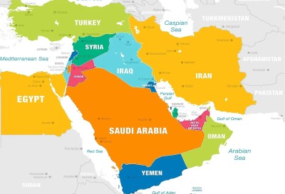 تصویر نقشه ترکیه و ایران + بررسی نواحی ترکیه و همسایه هایش