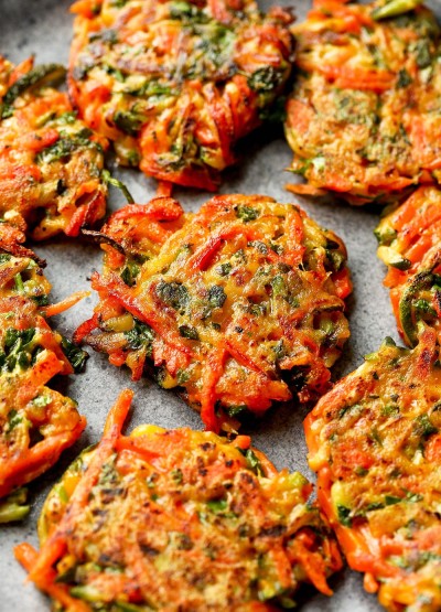 طرز تهیه کوکو سبزیجات آسان وگان