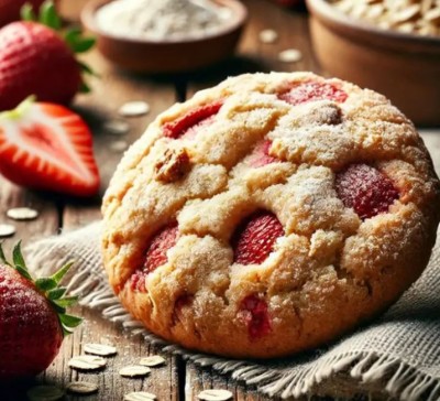 طرز تهیه کوکی‌های توت‌فرنگی برای صبحانه